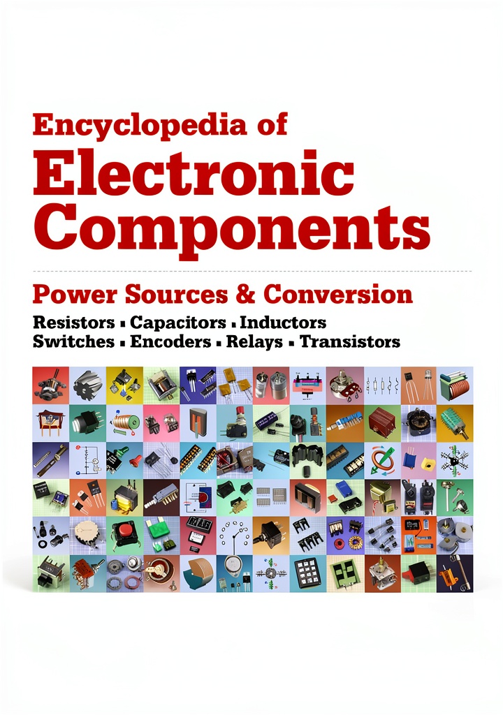 Viewing Electronic Component Encyclopedia Kindle guide on a laptop in a maker's workshop