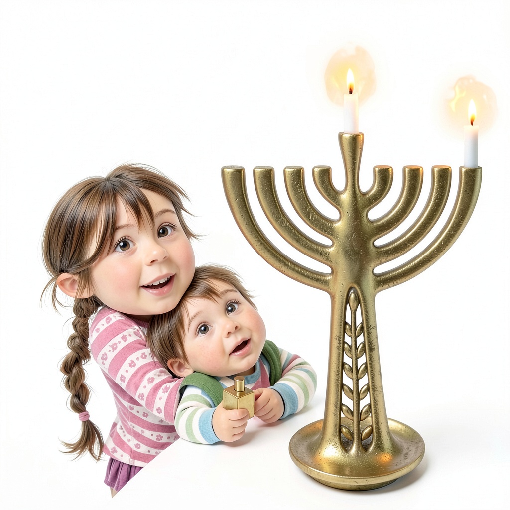 Installing The Night Before Jewish Holiday Book Kindle by Grosset & Dunlap on a wooden desk