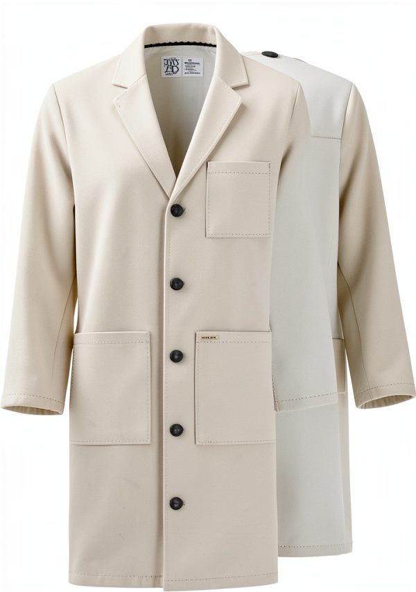 Cherokee Lab Coat Mens Professional Polyester Cotton-4