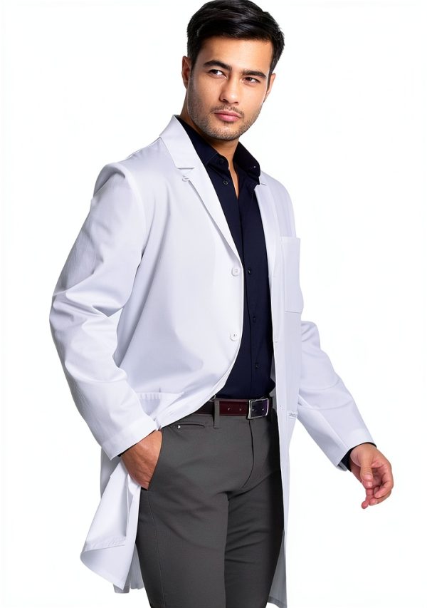 Cherokee Lab Coat Mens Professional Polyester Cotton-3