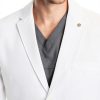 Healing Hands Logan Men’s White Lab Coat with 5 Pockets 360° Stretch-4