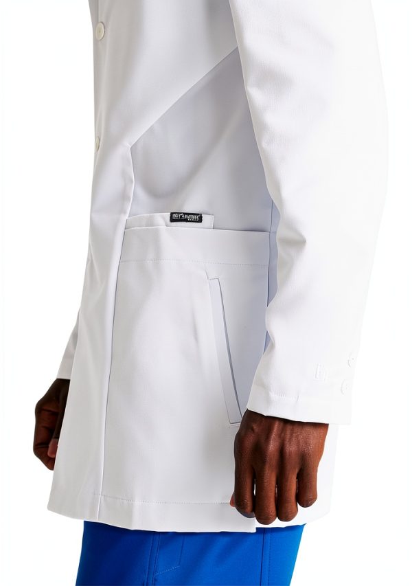 BARCO Grey's Anatomy Scrubs Lab Coat Derek GRC962 White 35-39"-4