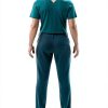 Adar Universal Unisex Lab Coats Classic 39" Lab Coat Hunter Green-4