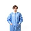 SMS Disposable Lab Coats Niesuga Blue Knee‑Length 50 GSM Sizes-5