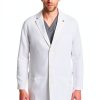 Healing Hands Logan Men’s White Lab Coat with 5 Pockets 360° Stretch-0