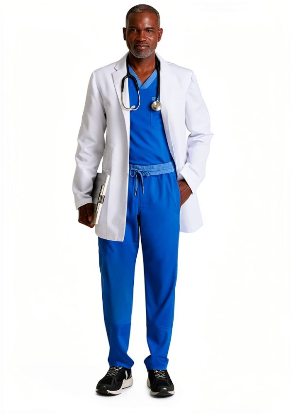 BARCO Grey's Anatomy Scrubs Lab Coat Derek GRC962 White 35-39"-3
