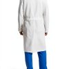 Landau Relaxed Fit Lab Coat for Men 3-Pkt 5-Knot White-2