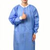SMS Disposable Lab Coats Niesuga Blue Knee‑Length 50 GSM Sizes-0