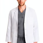 Healing Hands Medical Lab Coat Leo White Coat with 5 Pockets, Soft & 2-Way Stretch Fabric 5150-0