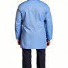 Bulwark Flame Resistant 7oz Cotton Lab Coat Light Blue Small Lapel-1