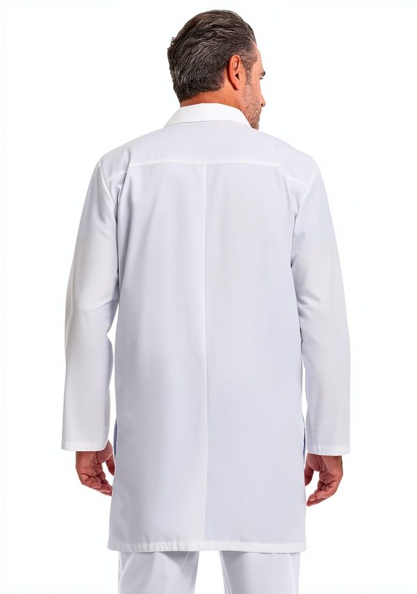 Dickies Lab Coat 40in Unisex White with 3 Pockets - Model 83403-3