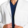 Cherokee Men's Lab Coat 30" White Consultation Durable Stretch CK401-2