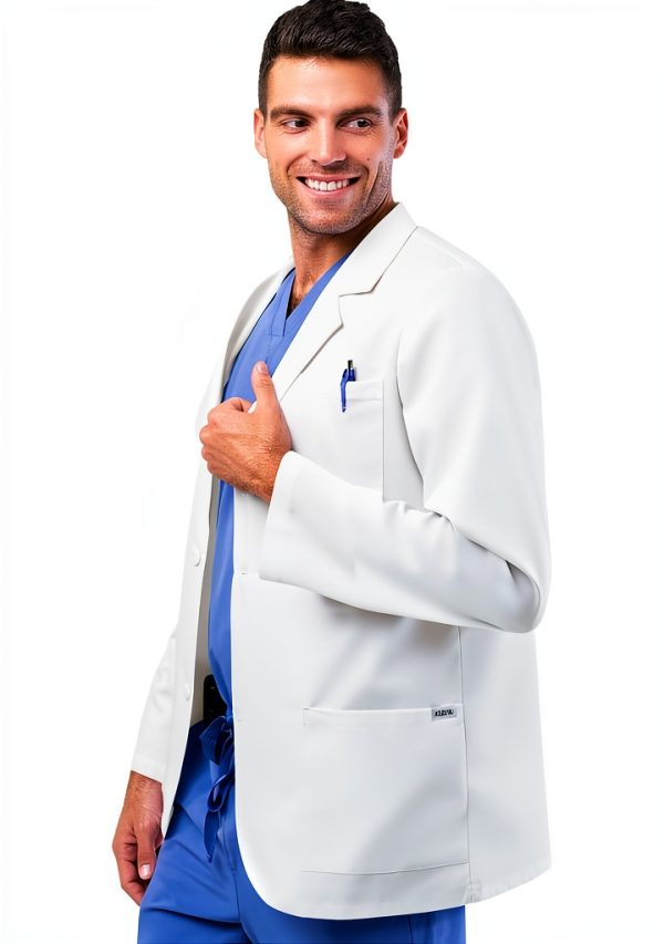 Adar Universal Unisex Lab Coats - Classic 31" Consultation Lab Coat-3