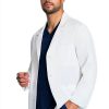 Cherokee Men's Lab Coat 30" White Consultation Durable Stretch CK401-3
