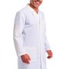 Dickies Lab Coat 40in Unisex White with 3 Pockets - Model 83403-4