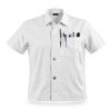 Lab Coat Genius Lab Gear Men's 6-Pocket 100% Cotton White-3