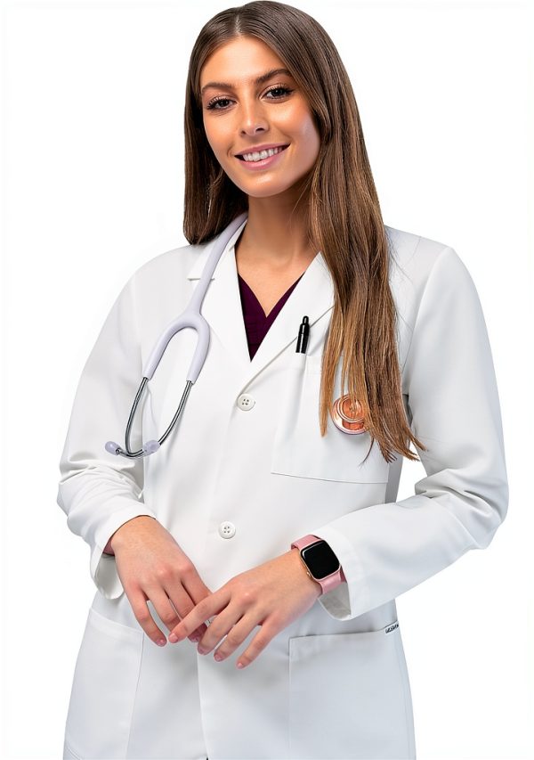 Adar Universal Unisex Lab Coats - Classic 31" Consultation Lab Coat-4