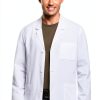 Dickies Everyday Scrubs Men's Lab Coat White 31in Length Model 81404-0