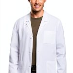 Dickies Everyday Scrubs Men's Lab Coat White 31in Length Model 81404-0