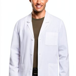 Dickies Everyday Scrubs Men's Lab Coat White 31in Length Model 81404-0