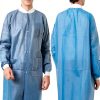 Greenour Disposable Lab Coat SMS with Pockets Fluid Resistant-0