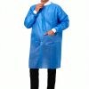 Greenour Disposable Lab Coat SMS with Pockets Fluid Resistant-4