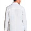 Cherokee Men's Lab Coat 30" White Consultation Durable Stretch CK401-4