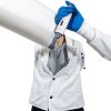 Lab Coat Genius Lab Gear Men's 6-Pocket 100% Cotton White-2