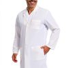 Dickies Lab Coat 40in Unisex White with 3 Pockets - Model 83403-2
