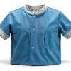 Disposable Lab Coat Greenour Pack of 10 Blue Smock with Knitted Cuffs-3