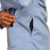 Bulwark Flame Resistant 7oz Cotton Lab Coat Light Blue Small Lapel-6