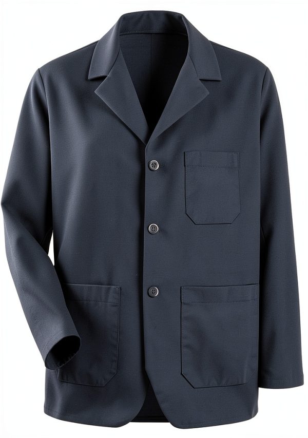 Red Kap Men's Lapel Counter Coat-2