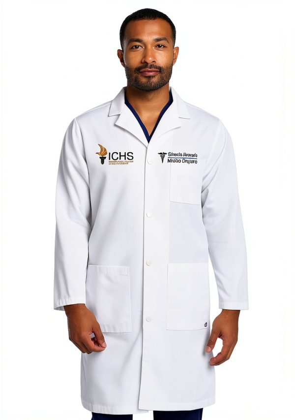 Personalized Embroidered Lab Coat Unisex Multiple Sizes Custom Name-7