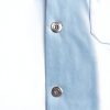 Bulwark Flame Resistant 7oz Cotton Lab Coat Light Blue Small Lapel-4